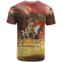 Native American Warrior Riding Horse All over T Shirt LT10