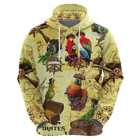 Parrot Amazing Pirate Parrots Hoodie - Wonder Print Shop