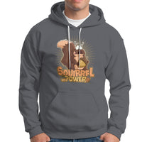 Cute Squirrel Power Hoodie - Wonder Print Shop