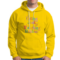I'm Eating Junk Food And Watching Rubbish Christmas Movie Hoodie - Wonder Print Shop