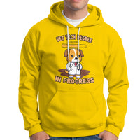 Vet Tech Degree in Progress Funny Veterinary Student Hoodie - Wonder Print Shop