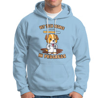 Vet Tech Degree in Progress Funny Veterinary Student Hoodie - Wonder Print Shop