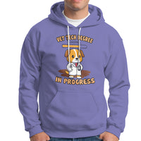 Vet Tech Degree in Progress Funny Veterinary Student Hoodie - Wonder Print Shop