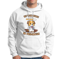 Vet Tech Degree in Progress Funny Veterinary Student Hoodie - Wonder Print Shop
