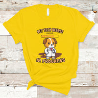 Vet Tech Degree in Progress Funny Veterinary Student T Shirt - Wonder Print Shop