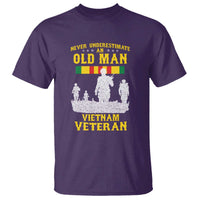 Never Underestimate an Old Man Vietnam Veteran T Shirt Patriotic Military Gift - Wonder Print Shop