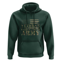 Veteran Hoodie Proud U.S. Army Soldier, USA Flag & Camouflage Design