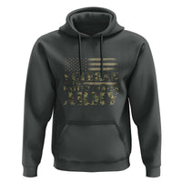 Veteran Hoodie Proud U.S. Army Soldier, USA Flag & Camouflage Design