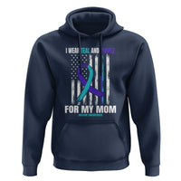 Suicide Awareness Hoodie I Wear Teal & Purple for Someone I Miss | Flag Design