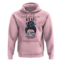Mental Health Support Hoodie Suicide Prevention Awareness - Messy Bun Design