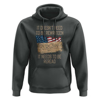 It Doesn't Need to Be Rewritten - We the People American Flag Design - Patriotic Veteran Hoodie