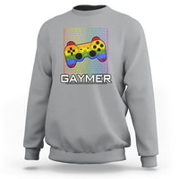 GAYMER Sweatshirt LGBT Pride Gay Gamer Rainbow Controller - Wonder Print Shop