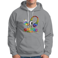 GAYMER Hoodie LGBT Pride Gay Gamer Rainbow Controller and Headphones - Wonder Print Shop