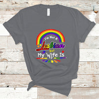 Funny Lesbian T Shirt I'm Not A Lesbian But My Wife Is - Wonder Print Shop