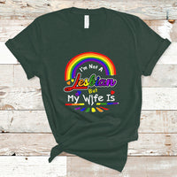 Funny Lesbian T Shirt I'm Not A Lesbian But My Wife Is - Wonder Print Shop
