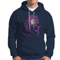 Epilepsy Awareness Day Hoodie Sunflower Survivor Fighter - Wonder Print Shop