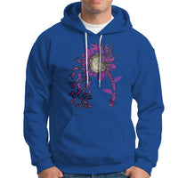 Epilepsy Awareness Day Hoodie Sunflower Survivor Fighter - Wonder Print Shop