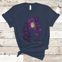 Epilepsy Awareness Day T Shirt Sunflower Survivor Fighter - Wonder Print Shop