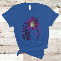 Epilepsy Awareness Day T Shirt Sunflower Survivor Fighter - Wonder Print Shop