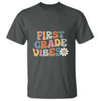 Retro 1st Day of School T Shirt First Grade Vibes, 1st Grade Team - Wonder Print Shop