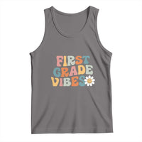 Retro 1st Day of School Tank Top First Grade Vibes 1st Grade Team