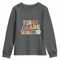 Retro 1st Day of School Youth Sweatshirt First Grade Vibes 1st Grade Team