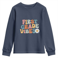 Retro 1st Day of School Youth Sweatshirt First Grade Vibes 1st Grade Team