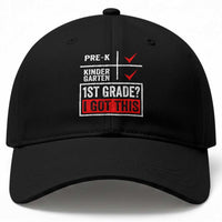 Boys and Girls First Day of First Grade Baseball Cap Back to School