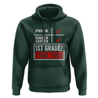 Boys and Girls First Day of First Grade Hoodie Back to School - Wonder Print Shop