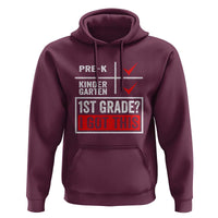 Boys and Girls First Day of First Grade Hoodie Back to School - Wonder Print Shop