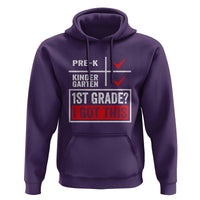 Boys and Girls First Day of First Grade Hoodie Back to School - Wonder Print Shop