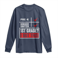 Boys and Girls First Day of First Grade Long Sleeve Shirt Back to School