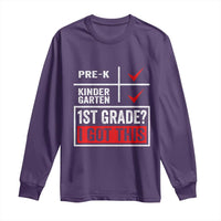 Boys and Girls First Day of First Grade Long Sleeve Shirt Back to School