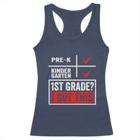 Boys and Girls First Day of First Grade Racerback Tank Top Back to School