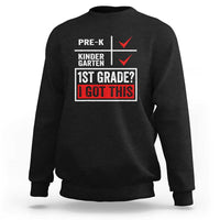 Boys and Girls First Day of First Grade Sweatshirt Back to School - Wonder Print Shop