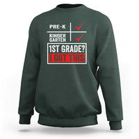 Boys and Girls First Day of First Grade Sweatshirt Back to School - Wonder Print Shop