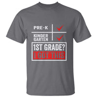 Boys and Girls First Day of First Grade T Shirt Back to School - Wonder Print Shop