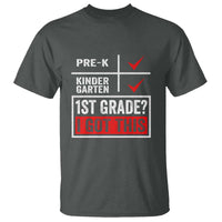 Boys and Girls First Day of First Grade T Shirt Back to School - Wonder Print Shop