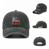 Boys and Girls First Day of First Grade Washed Cotton Baseball Cap Back to School