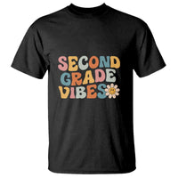 Retro Second Grade Vibes T Shirt 2nd Grade Team, 1st Day of School - Wonder Print Shop