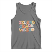 Groovy Retro Second Grade Vibes Tank Top Back to School 2nd Grade Team