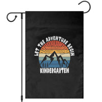 Kindergarten First Day of School Garden Flag Let the Adventure Begin Cute Back to School Gift