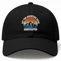 Kindergarten First Day of School Baseball Cap Let the Adventure Begin Cute Back to School Gift