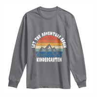 Kindergarten First Day of School Long Sleeve Shirt Let the Adventure Begin Cute Back to School Gift