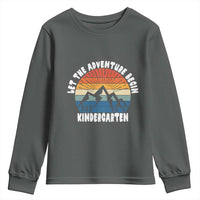 Kindergarten First Day of School Youth Sweatshirt Let the Adventure Begin Cute Back to School Gift