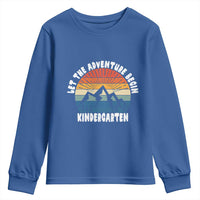 Kindergarten First Day of School Youth Sweatshirt Let the Adventure Begin Cute Back to School Gift