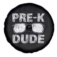 Pre-K Dude Cool First Day of Preschool Spare Tire Cover Back to School Boys Gift
