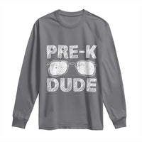 Pre-K Dude Cool First Day of Preschool Long Sleeve Shirt Back to School Boys Gift