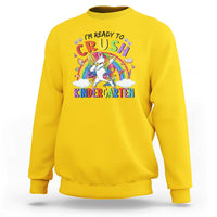 Kids Girl Crush Kindergarten Sweatshirt First Day Back to School - Wonder Print Shop