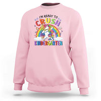 Kids Girl Crush Kindergarten Sweatshirt First Day Back to School - Wonder Print Shop